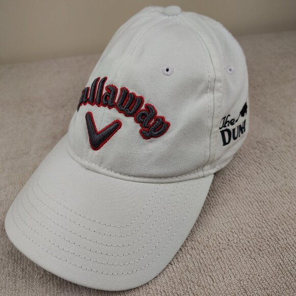 CALLAWAY Golf Hat Strapback Adjustable Dad Cap White The Dunes Florida - Picture 1 of 10